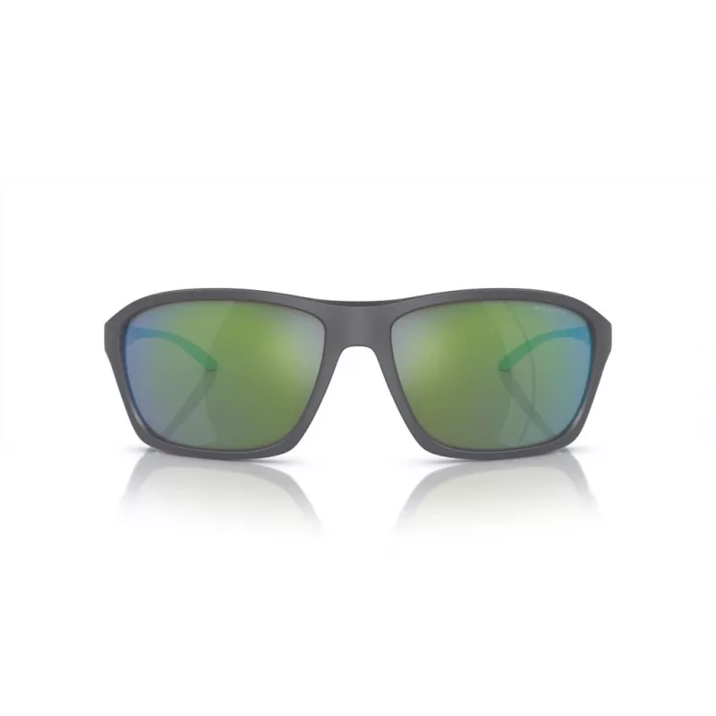 ARNETTE AN4329-28538N Gafas de sol unisex, rectangulares, montura negra mate, lentes gris oscuro, 63/17/130 mm