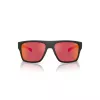 Gafas de sol rectangulares ARNETTE AN4330-27536Q negro mate gris oscuro espejado plata 63 mm