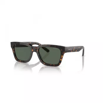 ARNETTE AN4334-122271 Gafas de sol rectangulares de hombre montura negra mate lentes gris oscuro espejo plateado 64/18/130 mm