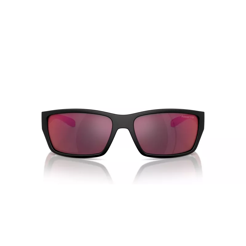 ARNETTE AN4336-27536Q Gafas de sol de hombre negras mate rectangulares 61mm