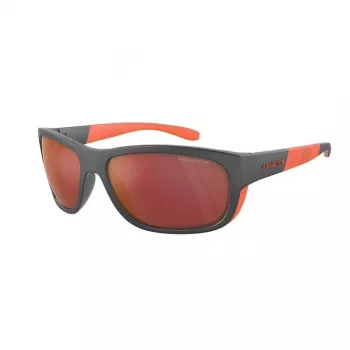 ARNETTE AN4337-28706Q Gafas de sol rectangular de hombre negro mate gris espejado 63mm