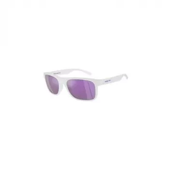 ARNETTE AN4341-27794V gafas de sol unisex rectangulares, montura negra mate, lentes grises oscuras, 56/18/140 mm
