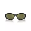 Arnette AN4342-29476R gafas de sol unisex, montura negra mate, lentes grises espejadas plateadas, 62 mm de ancho de lente