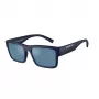 Gafas de sol rectangulares polarizadas de hombre Arnette AN4344-275922, negro mate, 54 mm