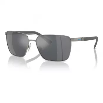 Gafas de sol ARNETTE hombre AN3091-7416G, montura negra mate, lentes grises espejadas plata, 61 mm