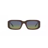 ARNETTE Gafas de sol unisex AN431812382W5 Negro mate gris oscuro espejo plateado 53mm