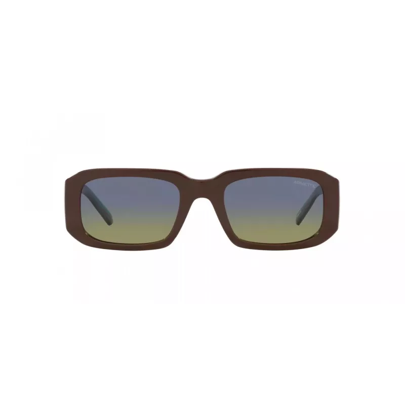 ARNETTE Gafas de sol unisex AN431812382W5 Negro mate gris oscuro espejo plateado 53mm