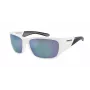 ARNETTE Gafas de sol unisex AN43242863Y76 - montura negra mate, lentes grises oscuras espejadas plata, 61 mm