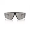 ARNETTE Gafas de sol unisex AN433229006G6 - Montura negra mate, lentes gris verdoso espejadas, 69/09/130 mm