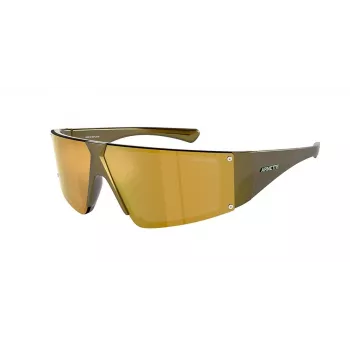 ARNETTE Gafas de sol unisex AN433229227P6 - montura negra mate, lentes grises polarizadas, 69/09/130 mm
