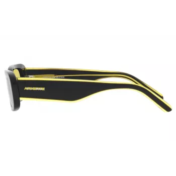 ARNETTE Gafas de sol de mujer AN4317-12412Q - montura gris transparente, lentes gris oscuro, 50/19/145 mm