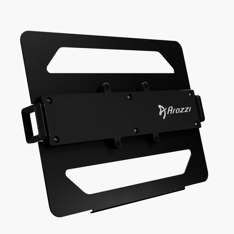 Arozzi Alzare AZ-ALZARE-LH-BK soporte ajustable para portátil, aluminio negro, 50-300 mm de altura, plegable, para portátiles de hasta 18 inch