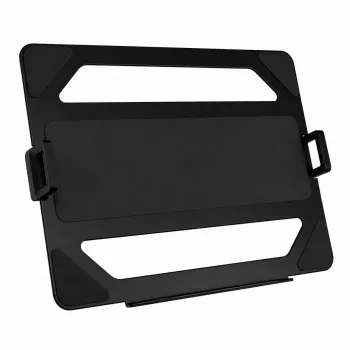 Arozzi Alzare AZ-ALZARE-LH-BK soporte ajustable para portátil, aluminio negro, 50-300 mm de altura, plegable, para portátiles de hasta 18