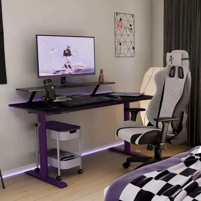 Arozzi Arena Medium Escritorio Gaming – Purple