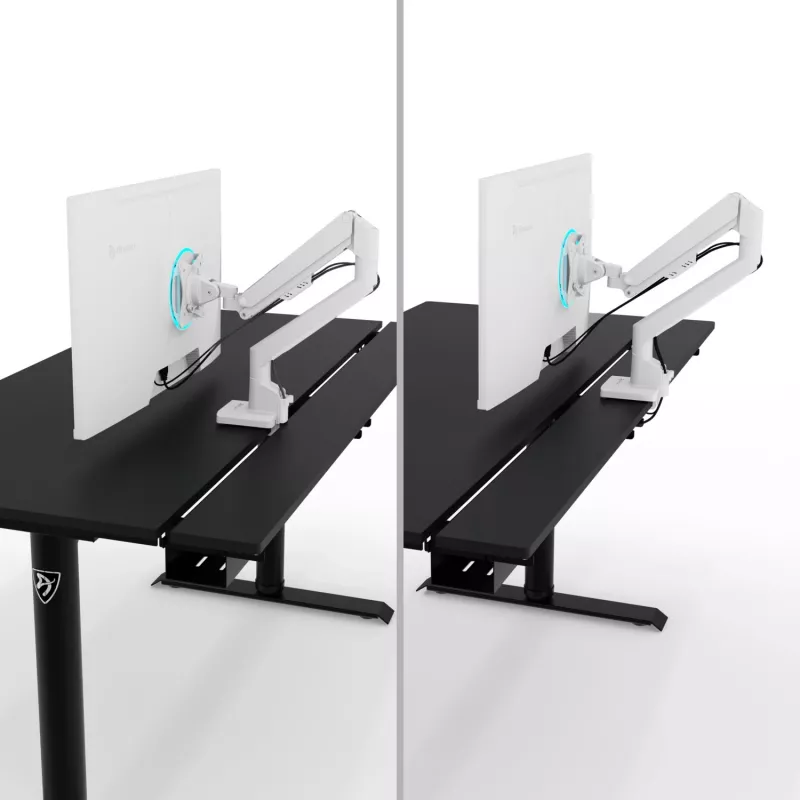 Arozzi Arena Nordico escritorio elevable eléctrico – doble motor, 160x80 cm, negro