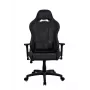 Arozzi Torretta silla gaming de tela suave – negro puro, estructura metálica, pistón de gas clase 4, reposabrazos 3D