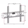 Soporte de pared fijo ART AR-33 para televisores LCD/LED de 26-60