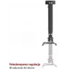 ART P-108 Soporte de proyector para techo/pared 2 en 1, universal, 15 kg, plateado
