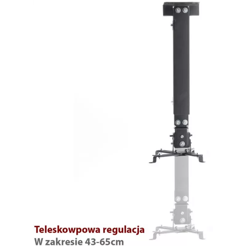ART P-108 Soporte de proyector para techo/pared 2 en 1, universal, 15 kg, plateado