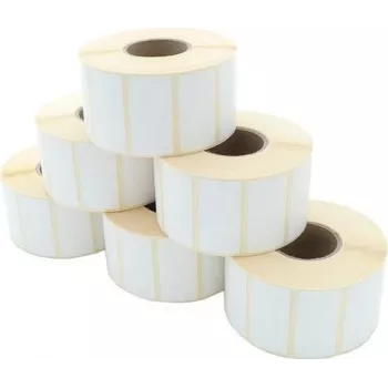 ARTDEV rollo de etiquetas térmicas directas 53 x 26mm, 200 etiquetas, núcleo 19mm, D40mm