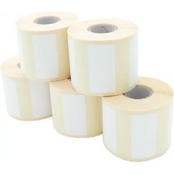 ARTDEV Rollo de etiquetas - Térmica directa 50 x 25 mm núcleo D83 mm 25 750 etiquetas/rollo