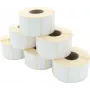 ARTDEV Rollo de etiquetas térmicas directas 50x25 mm, diámetro de rollo 105 mm, núcleo 40 mm, 1760 etiquetas/rollo