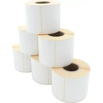 ARTDEV rollo de etiquetas térmicas directas 70 x 52mm, D100mm, núcleo 40, 750 etiquetas/rollo
