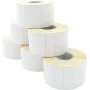 ARTDEV Etiqueta de transferencia térmica rollo 60x20mm, diámetro de rollo 110mm, núcleo 40mm, 2600 etiquetas/rollo, blanco, papel, adhesivo permanente