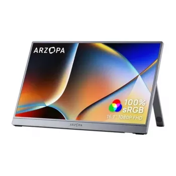 ARZOPA Z1C monitor portátil de 16,1 pulgadas IPS Full HD 144Hz (gris)