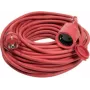 Alargador de goma rojo AS SCHWABE 60262 H07RN-F 3G1,5 mm² 20 m con conector macho Schuko y conector hembra, IP44, 16 A, 230 V, 3680 W, exterior, construcción, industria, agricultura, certificado VDE