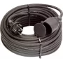 AS Schwabe 60382 cable alargador 5m negro H05VV-F 3G1.5 Schuko 16A 3500W VDE