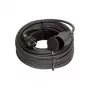 AS Schwabe 60384 Alargador de goma H07RN-F de 25m con conector y base Schuko, Negro, IP44, 16A