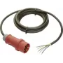 AS SCHWABE 70970 cable de corriente Schuko a extremo abierto H05VV-F 3G1.5 5m negro