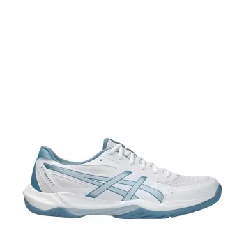 ASICS GEL-ROCKET 12 zapatillas de pabellón hombre blanco/Deep Ocean talla 44 (1071A116)