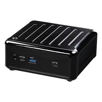 ASRock 4x4 BOX-4800U Barebone Mini PC, AMD Ryzen 7 4800U, 2x DDR4 SO-DIMM, 2x 2.5GbE, Wi-Fi 6, Negro
