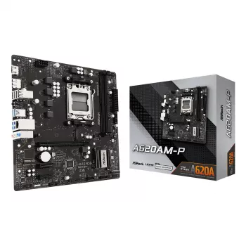 ASRock A620AM-P placa base AMD A620 AM5 Micro ATX (DDR5, HDMI, DisplayPort, M.2)
