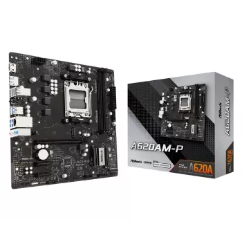 ASRock A620AM-P placa base AMD A620 AM5 Micro ATX (DDR5, HDMI, DisplayPort, M.2)
