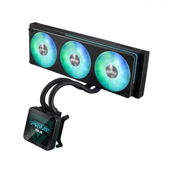 ASUS Prime SLC II 360 ARGB LCD Refrigeración líquida AIO para CPU, radiador de 360 mm, 3 ventiladores ARGB de 120 mm, LGA 1851/1700/1200/115x/AM5/AM4