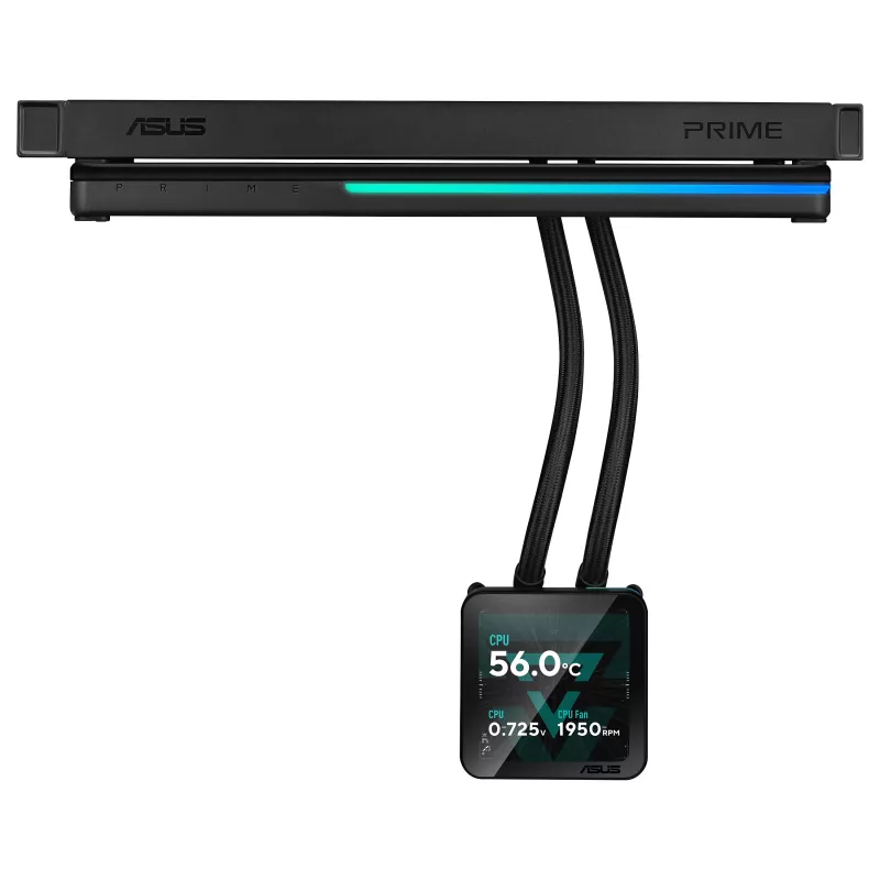 ASUS Prime SLC II 360 ARGB LCD AIO refrigeración líquida para CPU, radiador de 360 mm, AM5/AM4/LGA1851/LGA1700