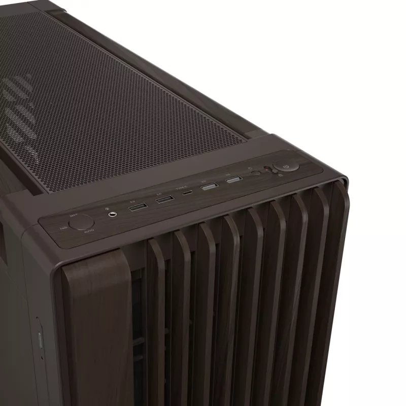 ASUS ProArt PA602 Wood Edition Retro Brown - Caja de metal Midi-Tower