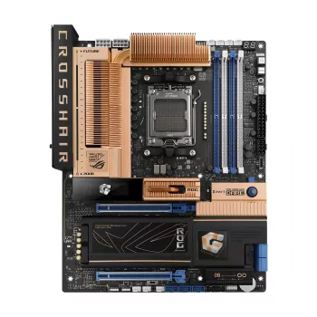 ASUS ROG CROSSHAIR 2006 X870E WIFI7 Placa base ATX, AM5, negro/bronce