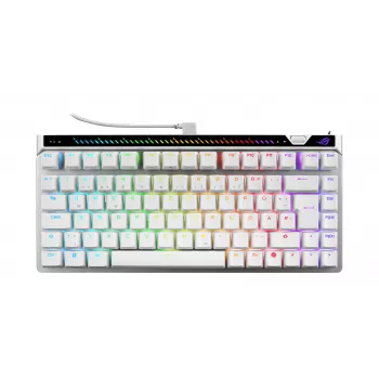 ASUS ROG Falchion Ace 75 HE teclado gaming (Moonlight White, distribución alemana, ROG HFX V2 Magnetic Switches)