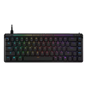 ASUS ROG Falchion Ace HFX teclado gaming, mecánico, cableado USB, distribución francesa AZERTY, negro