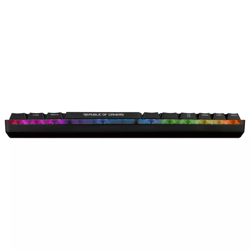 ASUS ROG Falchion NX Teclado gaming mecánico, formato 65%, switches ROG NX Red, inalámbrico/cableado, retroiluminación RGB, negro