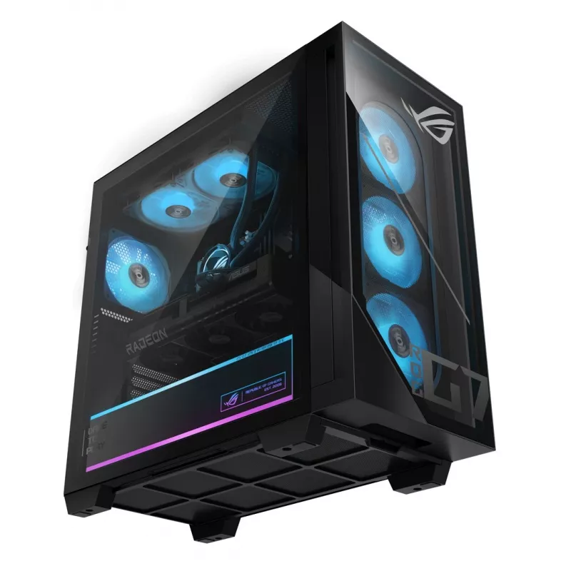ASUS ROG G700 GM700TZ-R9800X283W PC torre gaming - AMD Ryzen 7 9800X3D, 32GB DDR5, 2TB SSD, Radeon RX 9070 XT, Windows 11 Home, negro