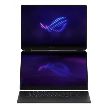 ASUS ROG Zephyrus Duo 16 GX651AX-U9322X Ultra 9 386H 2x16.03K Táctil OLED 120Hz 1100nits AG 32GB LPDDR5X SSD2TB GeForce RTX 5090 24GB Cámara1080p + IR 90WHrs W11Pro Aluminum Stellar Grey
