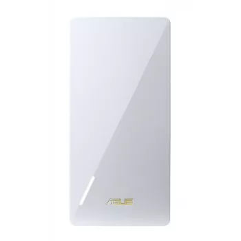 ASUS RP-BE58 Repetidor Wi-Fi 7 de doble banda, BE3456, 2,4 GHz 574 Mbit/s + 5 GHz 2882 Mbit/s, 1 puerto Gigabit, AiMesh, WPA3, blanco, enchufe UK