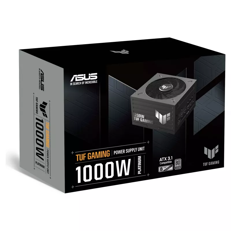 ASUS TUF-GAMING-1000P fuente de alimentación ATX 1000W 80+ Gold totalmente modular (negra)