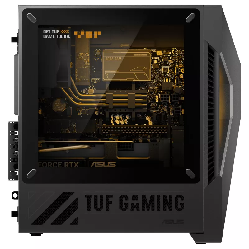 ASUS TUF Gaming T500 T500MV-07240H242W Intel Core 7 240H 32 GB DDR5-SDRAM 1 TB SSD NVIDIA GeForce RTX 5060 Ti Windows 11 Home Mini-Torre PC Negro, Gris