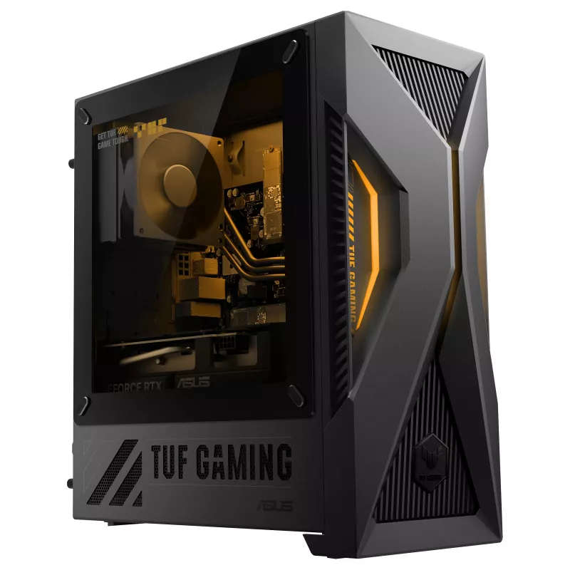 ASUS TUF Gaming T500 T500MV-07240H242W Intel Core 7 240H 32 GB DDR5-SDRAM 1 TB SSD NVIDIA GeForce RTX 5060 Ti Windows 11 Home Mini-Torre PC Negro, Gris